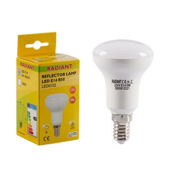 Radiant RLL103CW LED R50 6W 5000K E14 Energy saving
