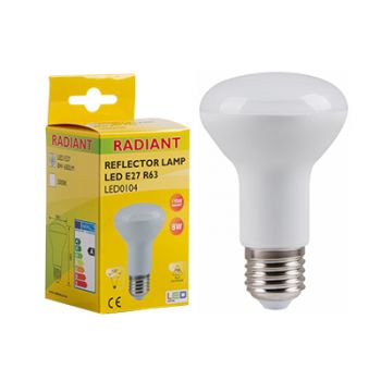 Radiant RLL104 LED R63 8W 5000K E27 Energy saving