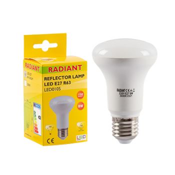 Radiant RLL105 LED R63 8W 3000K E27 Energy saving