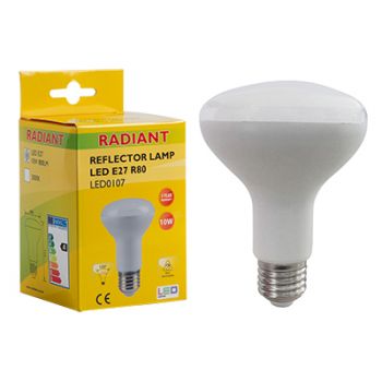 Radiant RLL107 LED R80 10W 3000K E27 Energy saving