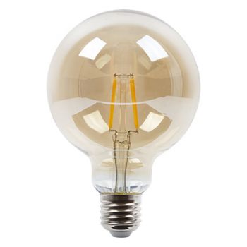 Radiant RLL195 Maxi Globe G95 Filament Amber 4w LED E27 2700K