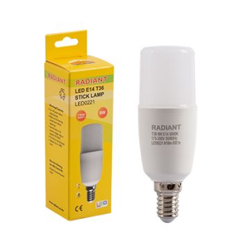 Radiant RLL221 Stick Lamp T36 E14 LED 8w 5000K