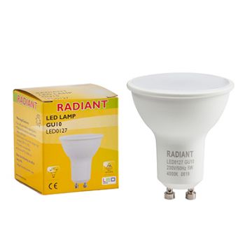 Radiant RLL299 LED Gu10 5W 4000K Non Dimmable