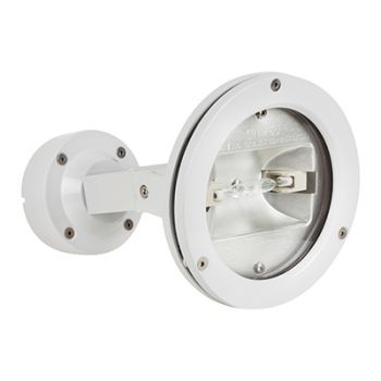 Radiant WYN-LS108-W (RO224W) Flood Light 240V - die-cast round QI - Outdoor White