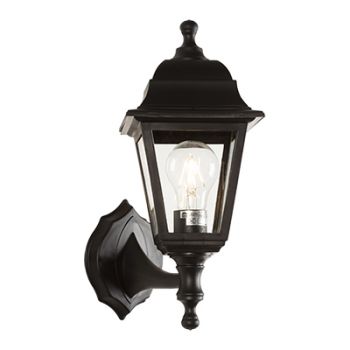 Radiant RO249B Wall Light Outdoor Up/Down Lantern E27 1x60w Black