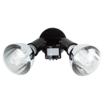 Radiant RO265 Spotlight Outdoor Wall Mount and Sensor 2xE27 and sensor Black