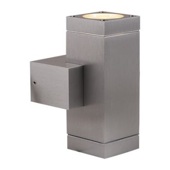 Radiant RO271 Wall Light 240V - Beam-x Square 2-Light - Outdoor Aluminium