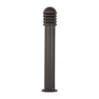 Radiant RO278B Outdoor Lourve Bollard Light Die Cast Aluminium 1xE27 Black