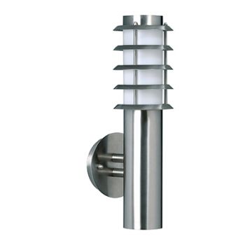 Radiant RO282 Slate Grid Wall Light Outdoor 1xE27 Stainless Steel