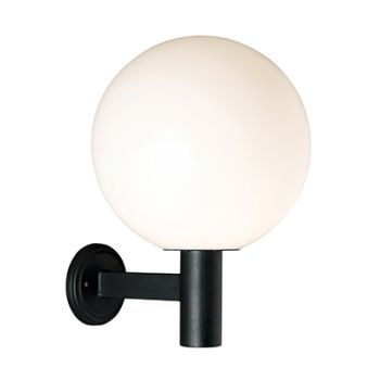 Radiant RO331 Wall Light - Sphere 400mm - Outdoor Black