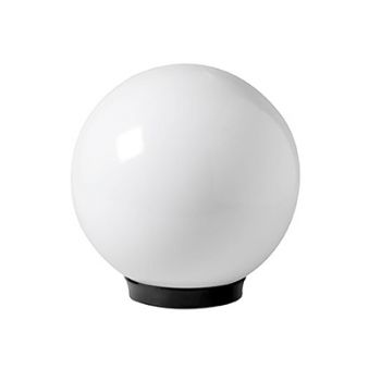Radiant RO345 Pole Light 240V - Sphere 250mm/60mm(pole excluded) - Outdoor Black and Opal