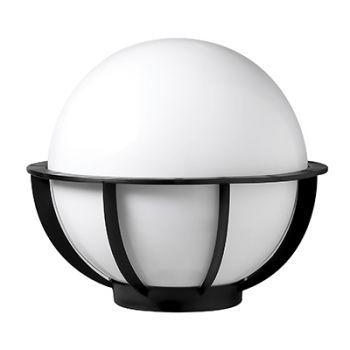 Radiant RO348 Sphere and basket Pillar - 250mm (WITHOUT BASE) White and Black