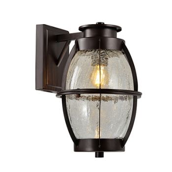 Radiant RO406 Outdoor Wall Light 1XE27 Coffee Sand Black