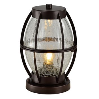 Radiant RO407 Outdoor Post Top Light 1xE27 Coffee