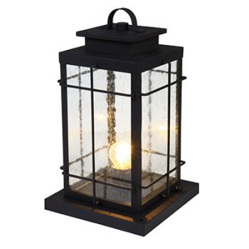 Radiant RO410 Outdoor Post Top Light 1xE27 Sand Black
