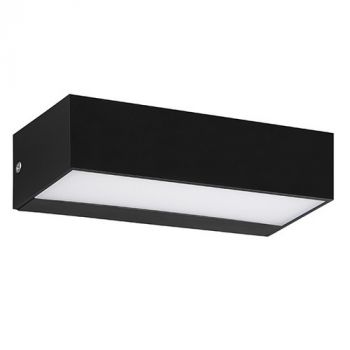 Radiant RO421 Onyx Outdoor Wall Light Black LED 2x4.5w