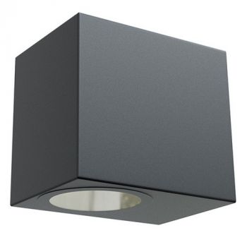 Radiant RO424 Omni Outdoor Wall Light Square Black LED 1x7w