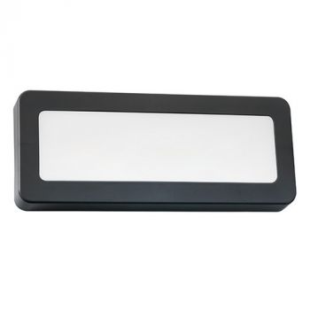 Radiant RO426 Outdoor Wall Light Square Black LED 5w