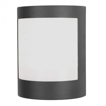 Radiant RO429 Plain Outdoor Wall Light Black E27 1x60w