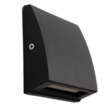 Radiant RO434 Basix Wall Light Black LED 3w