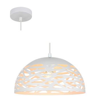 Radiant RP136 Metal Pendant 1X28W E27 300mm White