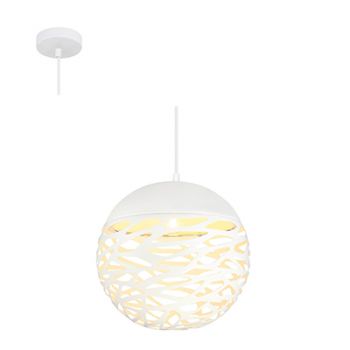 Radiant RP138 Metal Pendant 1X28W E27 300mm White