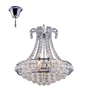 Radiant RP160 Crystal Chandier Light E14 12x40W Chrome