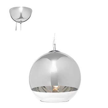 Radiant RP163CH Gemini Pendant E27 60W 230V - 300mm Chrome