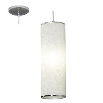 Radiant RP166 Cas Pendant 230V - 1 x E27 130mm x 440mm Chrome and White