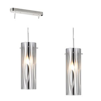 Radiant RP170 Island Pendant E27 2X40W 230V Chrome