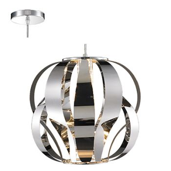 Radiant RP173 Rae Pendant E27 60W 230V - 300mm Chrome
