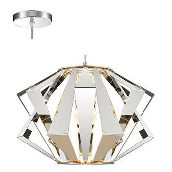 Radiant RP174 Rai 330mm Pendant E27 60W Chrome