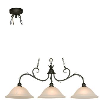 Radiant RP194 Pool Pendant E27 240V 3X60W Charcoal and White