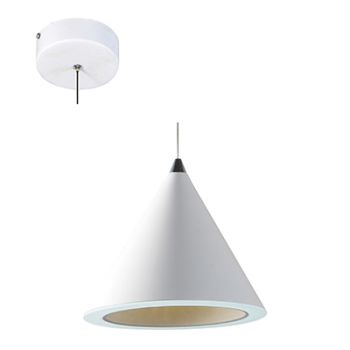 Radiant RP216 Pendant 1 Light LED 1x15w Aluminium White