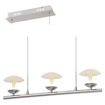 Radiant RP231 Pendant 230V LED - 5W x 3-Light Non dimmable Energy saving Chrome