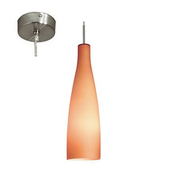 Radiant RP233SCW Pendant 230V - Mocca Satin Chrome and White