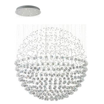 Radiant RP278 9 Light Ball Chandelier Crystal GU10 9x50w Chrome
