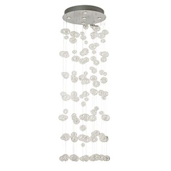 Radiant RP280 5 Light Rain Chandelier Glass GU10 5x50w Chrome