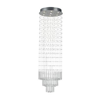 Radiant RP318 Crystal Pendant Chrome/Clear crystal 7lt Chrome and Clear
