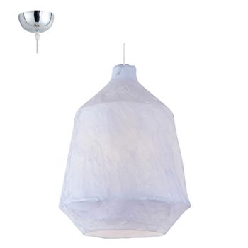 Radiant RP341 Pendant Light 300mm 1 X E27 Ch/Acrylic Chrome and White