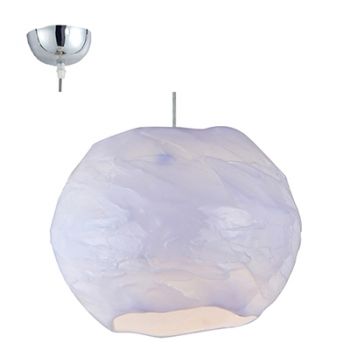 Radiant RP343 Pendant Light 310mm 1 X E27 Ch/Acrylic Chrome and White
