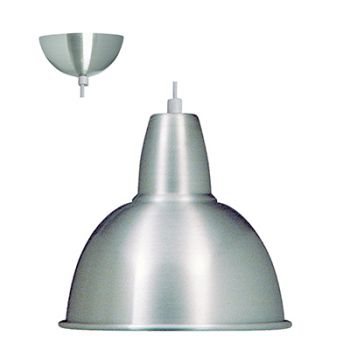 Radiant RP89 Pendant 240V E27 1X60W 215mm Satin Chrome