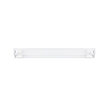 Radiant RPR249 2 Ft Double Eco Open Channel Fitting No Ballast, Wired for LED T8 2x9W 620mm White