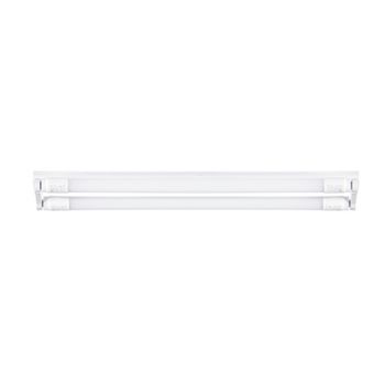 Radiant RPR251 5 Ft Double Eco Open Channel Fitting No Ballast, Wired for LED 2x24W T8 1530mm White