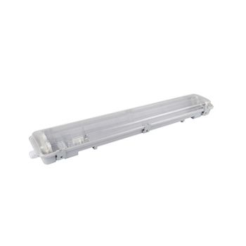 Radiant RPR259 2Ft Double Vapour Proof Wired for LED Excl T8 2x9W 680mm White