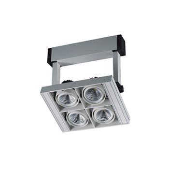 Radiant RPR281 Spotlight 230V – Project LED 4X10W Square Energy Saving White