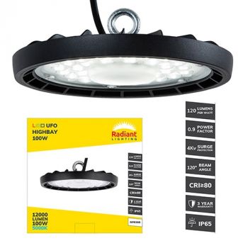 Radiant RPR366 UFO Highbay LED 100w 5000K