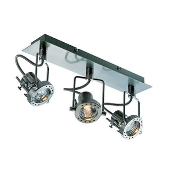 Radiant RS125 Spotlight Intro Bar 230V 3X50W Satin Chrome
