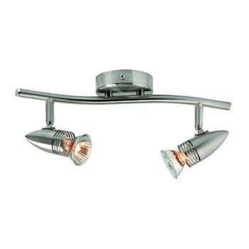 Radiant RS132 Spotlight 240V - Trio 2X50W GU10 Satin Chrome
