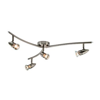 Radiant RS134SC Spotlight 230V - Trio 4X50W GU10 bow Satin Chrome
